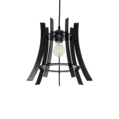 Alternative view of GLOBOSTAR® VIVIDUS 202-0029 Μοντέρνο Κρεμαστό Φωτιστικό Οροφής με Ντουί 1 x E27 AC 220-240V IP20 - Μαύρο - Μ30 x Π30 x Υ29cm