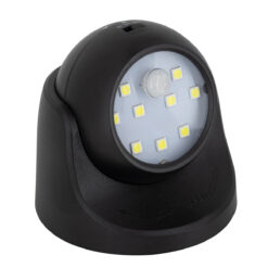 Alternative view of GloboStar® 79001 Μαύρο Φωτιστικό Μπαταρίας σε Σχήμα Κάμερας LED SMD 3W 300lm με Αισθητήρα Ημέρας-Νύχτας και PIR Αισθητήρα Κίνησης Ψυχρό Λευκό 6000K