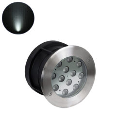 Alternative view of GLOBOSTAR® UNDERWATERTUNI 90421 Υποβρύχιο Χωνευτό Σποτ για Σιντριβάνια/Πισίνες LED 12W 1200lm 30° DC 24V Αδιάβροχο IP68 Ψυχρό Λευκό 6000K Dimmable - Bridgelux SMD Chip - Ανοξείδωτο Ατσάλι SS304 - Μ18 X Π18 x Υ11cm / Q17.5 - 3 Χρόνια Εγγύηση