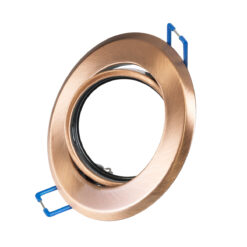 Alternative view of GLOBOSTAR® ORO 77819 Χωνευτή Κινούμενη Βάση για Σποτ MR16 με Ντουί GU10/GU5.3 IP20 - Χάλκινο - Μ9.2 x Π9.2 x Υ2.8cm / Q7.6cm