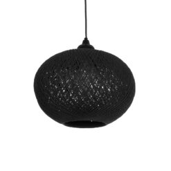 Alternative view of GLOBOSTAR® SOLEI 205-0005 Boho Κρεμαστό Φωτιστικό Οροφής με Ντουί 1 x E27 AC 220-240V IP20 - Μαύρο - M30 x Π30 x Υ35cm