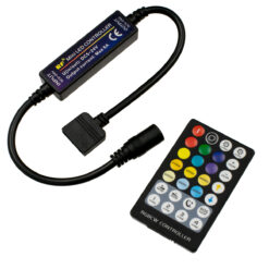 Alternative view of GLOBOSTAR® CONTROLI 73427 Σετ Dimmer / Controller με RF Ασύρματο Χειριστήριο με 5 x 1.2A 28.8W Κανάλια DC 5-24V 6A 144W Max IP20 - RF2.4Ghz - Μ30 x Π1.7 x Υ1.1cm - 2 Χρόνια Εγγύηση