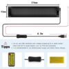 GLOBOSTAR® MATRIX GLB-106-0002 Εύκαμπτη Κυλιόμενη Ψηφιακή Επιγραφή 37.4×9.2cm P5 64×16 Pixel LED 10W DC 5V 2A με USB 2.0 Αδιάβροχο IP65 Πολύχρωμο RGB – Bluetooth Control μέσω iPIXEL APP – Μ37.4 x Π0.2 x Υ9.2cm – 2 Χρόνια Εγγύηση