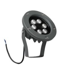 Alternative view of GLOBOSTAR® TREETZINA 90353 Φωτιστικό Σποτ για Φυτά - Δέντρα με Βάση Κήπου / Καρφωτό LED 6W 510lm 10° DC 24V Αδιάβροχο IP65 Ultra Θερμό Λευκό 2200K Dimmable - Bridgelux SMD Chip - Γκρι Ανθρακί - Μ14 x Π12.5 x Υ12.5cm - 3 Χρόνια Εγγύηση