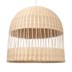 Alternative view of GLOBOSTAR® LUCIA 01726 Boho Κρεμαστό Φωτιστικό Οροφής με Ντουί 1 x E27 AC 220-240V IP20 - Μπεζ - Μ60 x Π60 x Y60cm