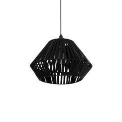 Alternative view of GLOBOSTAR® NUI 205-0061 Boho Κρεμαστό Φωτιστικό Οροφής με Ντουί 1 x E27 AC 220-240V IP20 - Μαύρο - M36 x Π36 x Υ27cm
