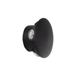 Alternative view of GLOBOSTAR® SOL 60689 Μοντέρνο Φωτιστικό Τοίχου - Απλίκα LED 8W 1000lm 30° AC 220-240V Αδιάβροχο IP65 Θερμό Λευκό 2700K - CREE XPE Chip & TÜV SÜD Driver - Μαύρο Ματ - Μ10 x Π5 x Υ10cm - 5 Χρόνια Εγγύηση