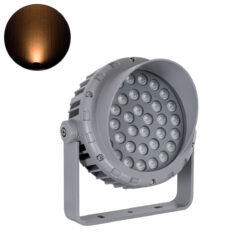 Alternative view of GLOBOSTAR® FLOODMENA 90337 Προβολέας Σποτ Wall Washer με Αντιθαμβωτική Γρίλια LED 36W 3060lm 30° AC 220-240V Αδιάβροχο IP67 Ultra Θερμό Λευκό 2200K - Bridgelux SMD Chip - Γκρι Ανθρακί - Μ23.5 x Π17.5 x Υ25.5cm - 3 Χρόνια Εγγύηση