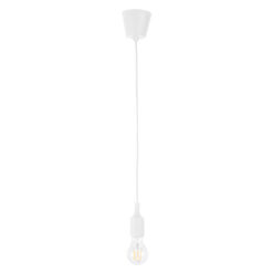 Alternative view of GLOBOSTAR® CABLITO 61550 Μοντέρνο Κρεμαστό Φωτιστικό Οροφής με Ντουί 1 x E27 AC 220-240V IP20 - Λευκό - Μ4 x Π4 x Υ110cm