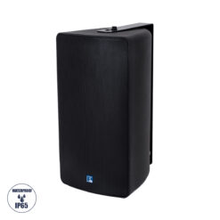 Alternative view of GloboStar® FDB ES108BT 98004 Facilities Speaker - Παθητικό Ηχείο Εγκαταστάσεων Επιτοίχιο με Μετασχηματιστή 100V & 16Ω - 150W RMS (600W Peak) - 1 x 8" Inches LF & 1 x 1" Inches HF - Αδιάβροχο IP65 - Μαύρο - Μ24 x Π28.5 x Υ45cm