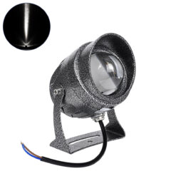 Alternative view of GloboStar® SPOT-XENIA 90509 Σποτ Φωτισμου Wall Washer LED 16W 1600lm 3° DC 24V Αδιάβροχο IP65 Φ9 x Υ12cm Ψυχρό Λευκό 6000K Dimmable - Σφυρήλατο Γκρι - 3 Years Warranty
