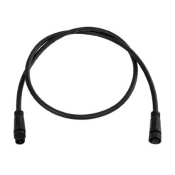 GLOBOSTAR® CONNECTOR 60955 2 Pin Καλώδιο/Επέκταση Ι 1 Μέτρου με Είσοδο 1 x Αρσενικό Βύσμα & Έξοδο 1 x Θηλυκό Βύσμα Αδιάβροχο IP68 – Μαύρο – Μ100 x Π1.5 x Υ1.5cm