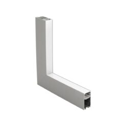 Alternative view of GLOBOSTAR® ALP-CORNER-IN90 LUMILINE 61771 Επιφανειακό / Κρεμαστό Προφίλ Αλουμινίου Γωνία με Λευκό Γαλακτερό Πατητό Κάλυμμα για Ταινίες LED IP20 - Γκρι Ανθρακί Ματ - Μ30 x Π3.5 x Υ7cm