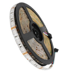 Alternative view of GLOBOSTAR® LUMAR 70129 Ταινία LED 14.4W/m 936lm/m 120° DC 12V Αδιάβροχη IP65 60 x SMD5050 Chip/m Πολύχρωμο RGB Dimmable - Sanan SMD Chip - Μ500 x Π1 x Υ0.2cm - Ρολό 5 Μέτρων - 5 Χρόνια Εγγύηση