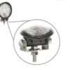 GloboStar® 29999 PRO Series Προβολέας Εργασίας – Working Light για Αυτοκίνητα & Φορτηγά Στρογγυλός 24W 10-30V 3360lm 30° Αδιάβροχος IP65 Ψυχρό Λευκό 6000k