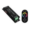GLOBOSTAR® RGBCONTROLLER 73412 DMX Dimmer / Controller με RF Ασύρματο Χειριστήριο με 3 x 15A 75W Κανάλια DC 5-24V 15A 360W Max IP20 – DMX512 & RF2.4Ghz – Μ17.5 x Π3 x Υ3.5cm – 1 Χρόνος Εγγύηση