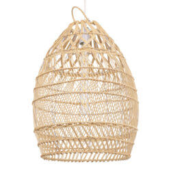 Alternative view of GLOBOSTAR® TAHITI 00710 Boho Κρεμαστό Φωτιστικό Οροφής με Ντουί 1 x E27 AC 220-240V IP20 - Μπεζ - Μ38 x Π38 x Υ50cm