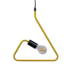 Alternative view of GLOBOSTAR® LIBBY 01097-1 Παιδικό Κρεμαστό Φωτιστικό Οροφής με Ντουί 1 x E27 AC 220-240V IP20 - Κίτρινο - Μ31 x Π31 x Υ16cm