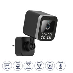 Alternative view of GloboStar® 86082 Επιτοίχια Κάμερα Πρίζας WiFi HD 1080P 350° Διπλή Κατέυθυνση Ομιλίας & Ανιχνευτή Κίνησης - Απομακρυσμένος Έλεγχος IP20 - Μαύρο - Μ6 x Π5.5 x Υ16cm - 2 Χρόνια Εγγύηση