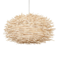 Alternative view of GLOBOSTAR® MINORCA 01731 Boho Κρεμαστό Φωτιστικό Οροφής με Ντουί 1 x E27 AC 220-240V IP20 - Μπεζ - Μ60 x Π60 x Y35cm