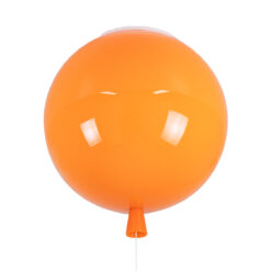 Alternative view of GLOBOSTAR® BALLOON 00650 Παιδικό Φωτιστικό Οροφής με Ντουί 1 x E27 AC 220-240V IP20 - Πορτοκαλί - Μ30 x Π30 x Υ33cm