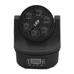 Alternative view of GLOBOSTAR® MINIBEE 51122 Stage Κινούμενη Ρομποτική Κεφαλή Bee Eye Super Beam & Wash LED 90W Zoom 6°/51° AC 220-240V IP20 6 x 15W CREE Chip Πολύχρωμο RGBW Dimmable DMX512 Protocol 11/14 Channels - Μ18 x Π20.6 x Υ24.7cm - 2 Χρόνια Εγγύηση