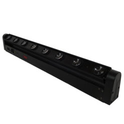 Alternative view of GLOBOSTAR® BAR 51132 Stage Κινούμενη Ρομποτική Κεφαλή Super Beam LED 160W 8° AC 220-240V IP20 8 x 20W CREE Chip Πολύχρωμο RGBW Dimmable DMX512 Protocol 9/38 Channels - Μ110 x Π13.2 x Υ15.5cm - 2 Χρόνια Εγγύηση