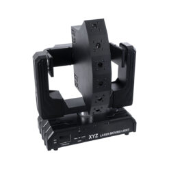 Alternative view of GloboStar® HADES 51199 Επαγγελματική Κινούμενη Ρομποτική Μπάρα Super LASER BEAM Light 150W - 6 x 1W Laser - 300mW RED/638nm - 100mW GREEN/531nm - 600mW BLUE/442nm - AC 220V-240V IP20 3in1 RGB DMX512 - Μ36 x Π25 x Υ46cm - 2 Χρόνια Εγγύηση