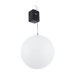 Alternative view of GloboStar® 51203 LIFT BALL Επαγγελματικό Φωτιστικό Ειδικών Εφέ Φ60cm KINETIC BALL Light CREE LED 4in1 15W - 15 x 1W LED SMD Chips RGBW - Μέγιστο Μήκος Ανύψωσης 3.5 Μέτρα - AC 220V-240V DMX512 Display on Body - Μαύρο - Μ17 x Π13 x Υ26cm - 2 Χρόνια Εγγύση