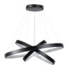 kelvo® NEMESIS KLV-101-0220-V2 Κρεμαστό Φωτιστικό Οροφής LED 120W 12000lm 180° AC 220-240V IP20 Ρυθμιζόμενο Λευκό CCT με Χειριστήριο από 2700K έως 6000K Dimmable – Lumileds SMD Chip – Μαύρο Ματ – Μ80 x Π80 x Υ80cm – 3 Χρόνια Εγγύηση