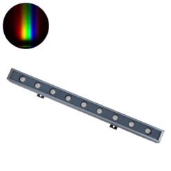 Alternative view of GLOBOSTAR® WASHERMARGO 90177 Μπάρα Φωτισμού Wall Washer LED 18W 1530lm 30° DC 24V Αδιάβροχο IP65 Πολύχρωμο RGBW Dimmable DMX512 - Bridgelux SMD Chip - Γκρι Ανθρακί - Μ50 x Π4 x Υ5cm - 3 Χρόνια Εγγύηση
