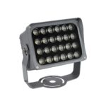 GLOBOSTAR® FLOODXENA 90129 Προβολέας Σποτ Wall Washer LED 24W 2760lm 10° AC 220-240V Αδιάβροχο IP65 Φυσικό Λευκό 4500K – Bridgelux SMD Chip – Γκρι Ανθρακί – Μ18 x Π13.5 x Υ18cm – 3 Χρόνια Εγγύηση