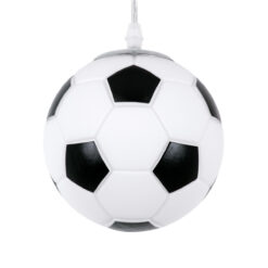 Alternative view of GLOBOSTAR® FOOTBALL 00643 Παιδικό Κρεμαστό Φωτιστικό Οροφής με Ντουί 1 x E27 AC 220-240V IP20 - Λευκό & Μαύρο - Μ15 x Π15 x Y18cm