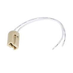 Alternative view of GloboStar® 79597 Κεραμικό Ντουί G9 με 15CM Καλώδιο D1.8 x H2.6cm