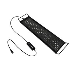 GLOBOSTAR® AQUARIUS 79679 Φωτιστικό Ενυδρείου με Ενσωματωμένο Χειριστήριο LED 16W 800lm 120° AC 220-240V Αδιάβροχο IP44 Πολύχρωμο RGBW Dimmable – Sanan SMD Chip – Μαύρο – Μ45 x Π11 x Υ3cm – 2 Χρόνια Εγγύηση