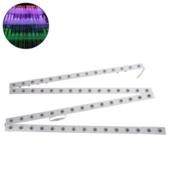Alternative view of GloboStar® 90119 4 x Digital Pixel Addressable Facade Aluminum Bars - 4 x Ψηφιακές Μπάρες Αλουμινίου Πρόσοψης Κτιρίων LED SMD 3535 45W 60LED 60PIXEL SPI/TTL Protocol IC UCS512B 2700lm 120° DC 12V IP67 RGB - Ασημί Σώμα - Μ400 x Π4.5 x Υ3.6cm - 4 Μπάρες