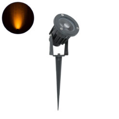 Alternative view of GLOBOSTAR® TREETZINA 90350 Φωτιστικό Σποτ για Φυτά - Δέντρα με Βάση Κήπου / Καρφωτό LED 3W 315lm 10° DC 24V Αδιάβροχο IP65 Ultra Θερμό Λευκό 2200K Dimmable - Bridgelux SMD Chip - Γκρι Ανθρακί - Μ10.5 x Π7.5 x Υ7.5cm - 3 Χρόνια Εγγύηση