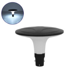 Alternative view of GLOBOSTAR® SQUARE 90511 Φωτιστικό Στύλου/Κολώνας Πλατείας/Πάρκου/Κήπου LED 100W 12000lm 120° AC 220-240V Αδιάβροχο IP65 Ψυχρό Λευκό 6000K - Γκρι Ανθρακί - Φ54 x Υ45cm - 2 Χρόνια Εγγύηση