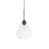GLOBOSTAR® BALU 206-0043 Μοντέρνο Κρεμαστό Φωτιστικό Οροφής με Ντουί 1 x E27 AC 220-240V IP20 – Διάφανο – Μ20 x Π20 x Υ42cm