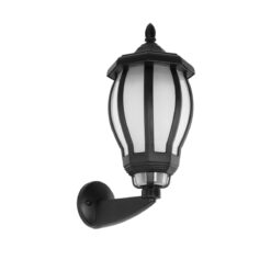 Alternative view of GLOBOSTAR® VERDI 203-0229 Vintage Φωτιστικό Τοίχου - Απλίκα με Ντουί 1 x E27 AC 220-240V IP44 - Μαύρο - Μ18 x Π25 x Υ40cm