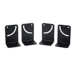 Alternative view of GloboStar® FDB K803-WB7 98029 Speaker Base Wall Bracket - Επιτοίχια Ρυθμιζόμενη Βάση Ηχείου για Τοποθέτηση Συστήματος Κολωνάτων Ηχείων K803 - IP20 - Μαύρο - Μ10 x Π8 x Υ14.5cm - Ζεύγος