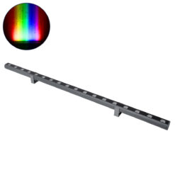Alternative view of GLOBOSTAR® WASHERPANDA 90585 Μπάρα Φωτισμού Wall Washer LED 36W 3060lm 15° DC 24V Αδιάβροχο IP65 Πολύχρωμο RGBW Dimmable DMX512 - Bridgelux SMD Chip - Γκρι Ανθρακί Ματ - Μ100 x Π4 x Υ3.5cm - 3 Χρόνια Εγγύηση