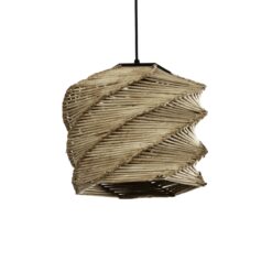 Alternative view of GLOBOSTAR® HUSLE 205-0045 Boho Κρεμαστό Φωτιστικό Οροφής με Ντουί 1 x E27 AC 220-240V IP20 - Μπεζ - M31 x Π31 x Υ28cm