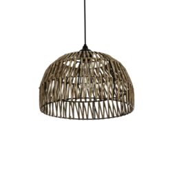 Alternative view of GLOBOSTAR® ARANCIA 205-0047 Boho Κρεμαστό Φωτιστικό Οροφής με Ντουί 1 x E27 AC 220-240V IP20 - Μπεζ - M35 x Π35 x Υ26cm