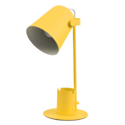 Alternative view of GLOBOSTAR® PENCASE 61567 Μοντέρνο Επιτραπέζιο Φωτιστικό Πορτατίφ με Ντουί 1 x E27 AC 220-240V IP20 - Κίτρινο - Μ12 x Π15 x Υ38cm