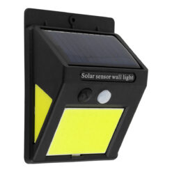 Alternative view of GLOBOSTAR® VELION 71496 Προβολέας με Ανιχνευτή PIR / Αισθητήρα Κίνησης LED 12W 600lm 180° DC 5V με Φωτοβολταϊκό Panel 5V 0.3W & Επαναφορτιζόμενη Μπαταρία Li-ion 3.2V 1200mAh Αδιάβροχο IP65 Ψυχρό Λευκό 6000K - Sanan COB Chip - Μαύρο - Μ9.6 x Π4.8 x Υ12.4cm - 2 Χρόνια Εγγύηση