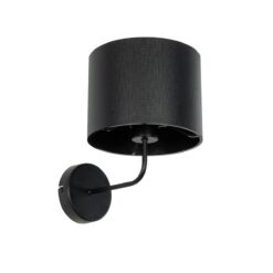 Alternative view of GLOBOSTAR® RALPH 203-0038 Vintage Φωτιστικό Τοίχου - Απλίκα με Ντουί 1 x E27 AC 220-240V IP20 - Μαύρο - Μ22 x Π29 x Υ30cm