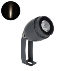 Alternative view of GLOBOSTAR® TREEGAL 90462 Φωτιστικό Σποτ για Φυτά - Δέντρα με Βάση Μπετού & Κορμού LED 3W 345lm 15° DC 24V Αδιάβροχο IP67 Φυσικό Λευκό 4500K Dimmable - Bridgelux SMD Chip - Γκρι Ανθρακί - Μ5 x Π5 x Υ14.7cm - 3 Χρόνια Εγγύηση