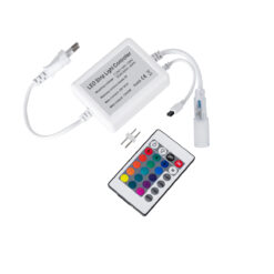Alternative view of GloboStar® 70667 Controller Αδιάβροχος IP44 AC/DC 230V με Ασύρματο Χειριστήριο RF για έως 100 μέτρα Πολύχρωμου RGB Φωτοσωλήνα LED Μ9 x Π7 x Υ3cm - 2 Χρόνια Εγγύηση