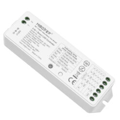 Alternative view of GloboStar® 73422 LS2 Mi-BOXER DC RF 2.4Ghz 5 in 1 Dimmer High Speed Controller / Dimmer 5 Καναλιών DC 12-24V 5 x 3A 72W - Max 15A 360W - IP20 RGBW+WW Μ13 x Π5 x Υ2.5cm - 5 Years Warranty
